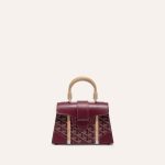 Goyard Saigon Structured Mini Bag Burgundy - Image 2